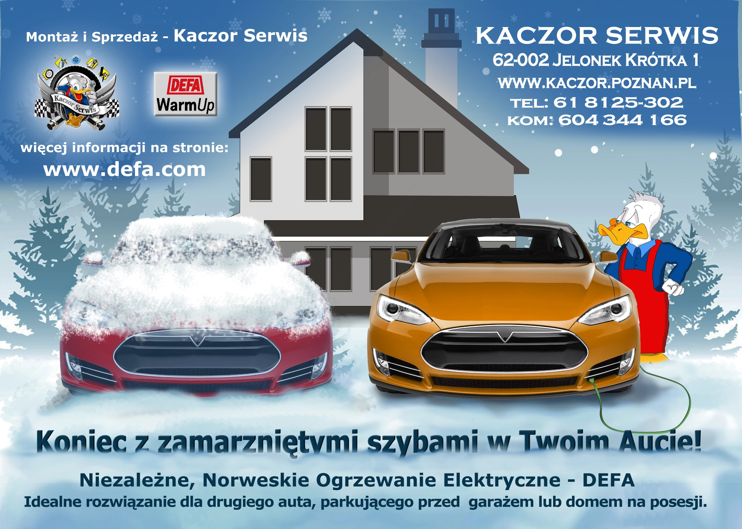 Oferta ogrzewania elektrycznego DEFA
